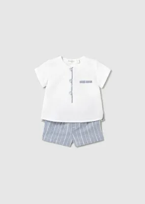 Mayoral Baby Boy 2 Piece Short Set   1211-60   Bco-Rivier