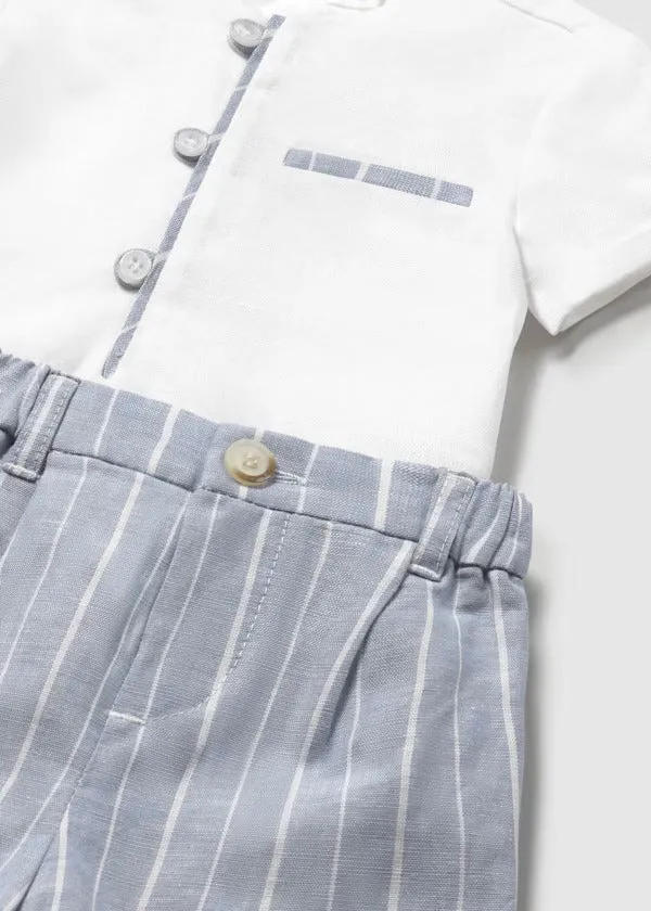 Mayoral Baby Boy 2 Piece Short Set   1211-60   Bco-Rivier