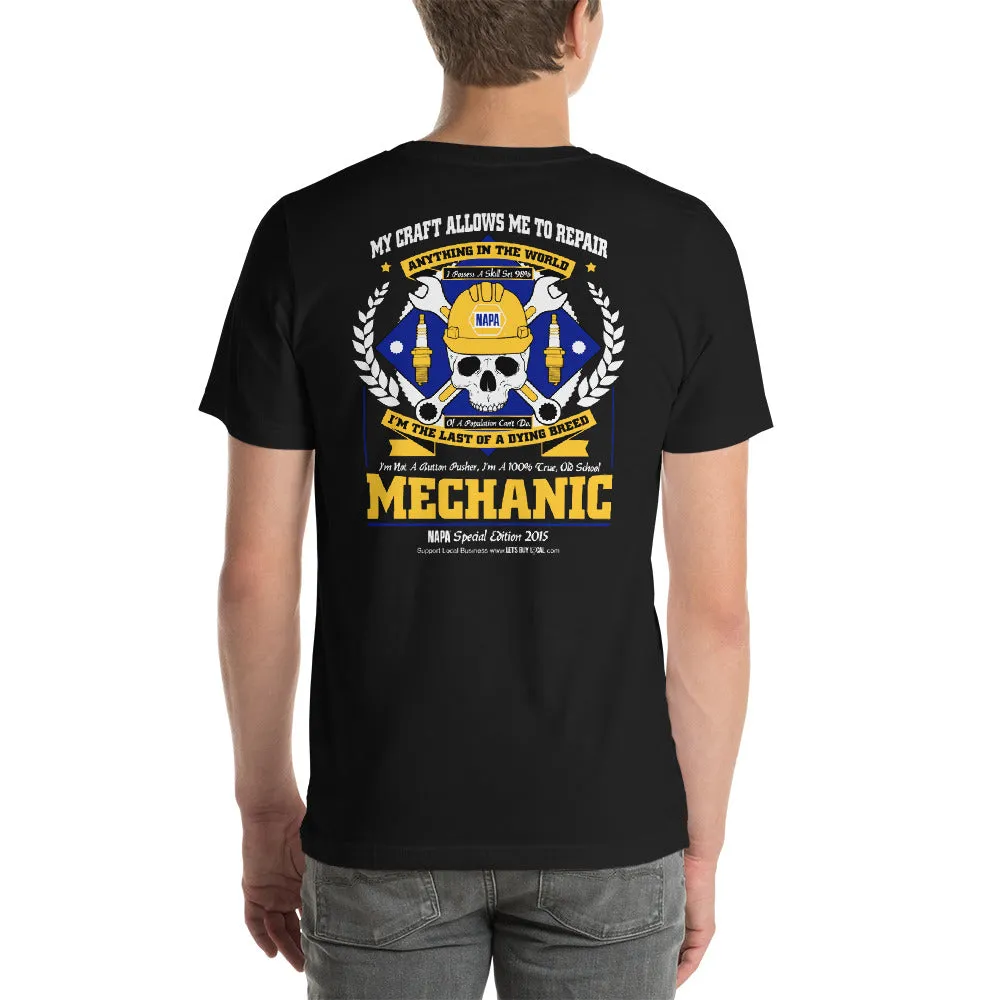 NAPA AUTO PARTS - Last of A Dying Breed on Back Men's Unisex T-shirt