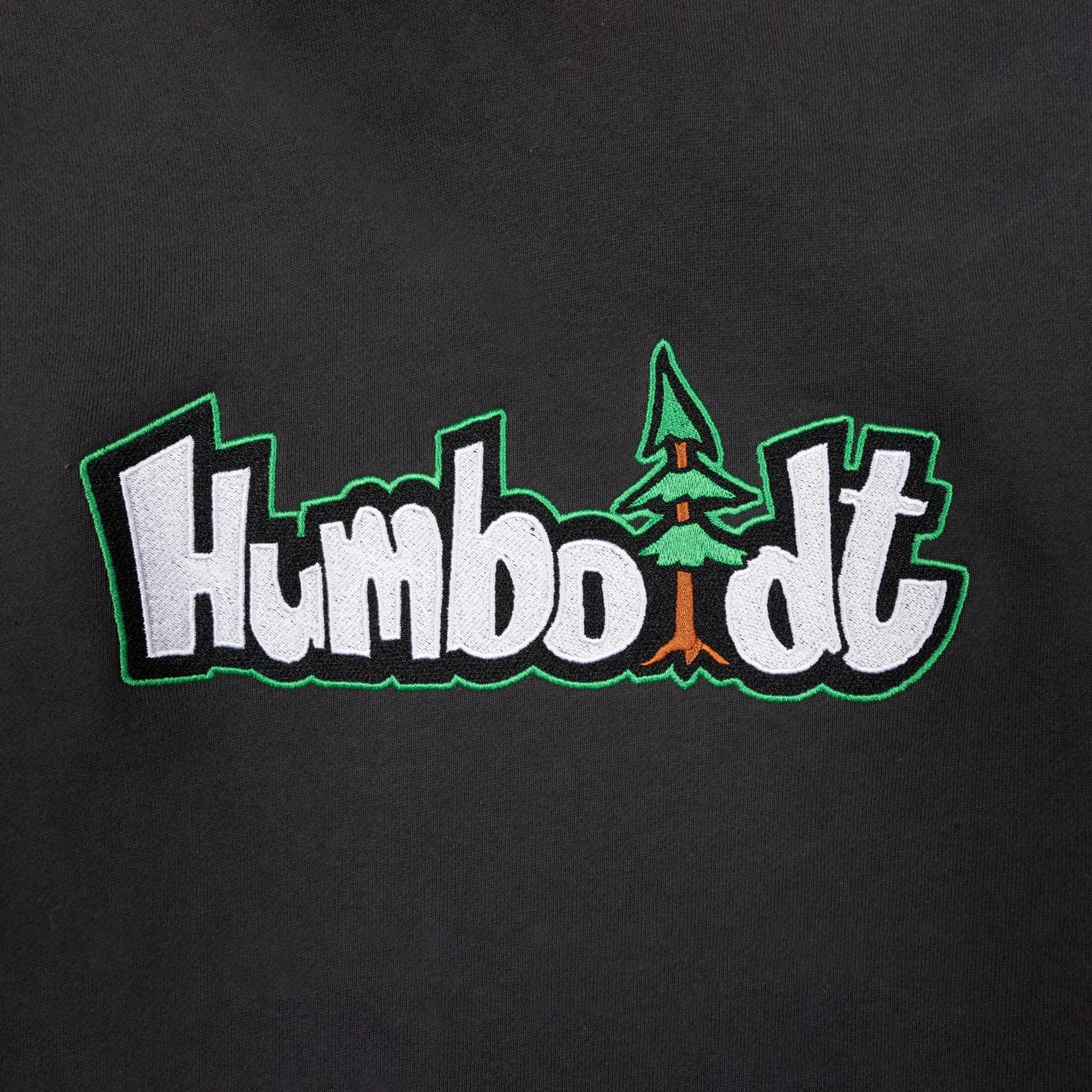 New Style Logo Embroidered P/O Hoodie Asphalt