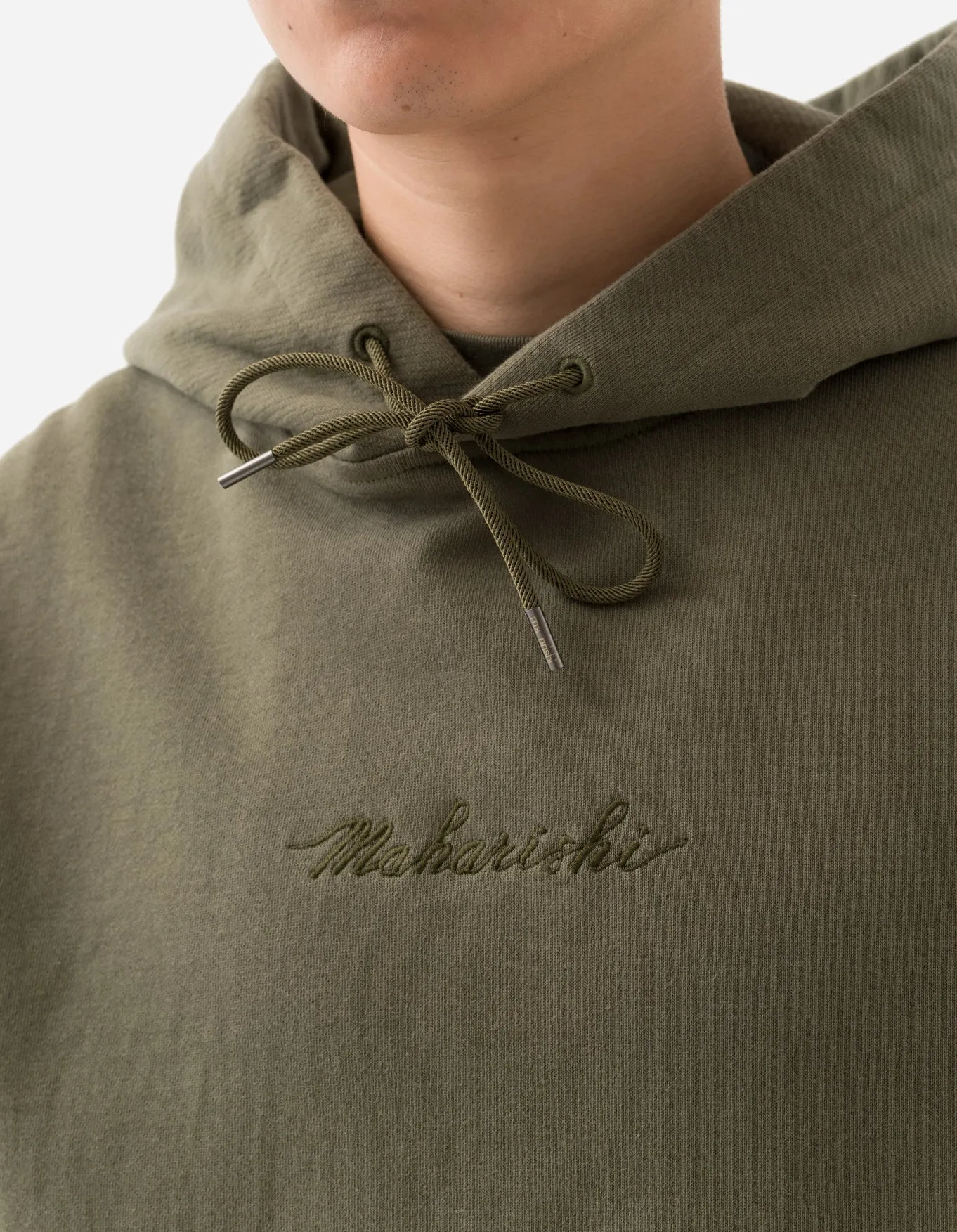 Organic Hooded Sweatshirt Olive