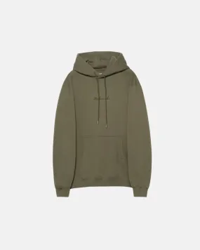Organic Hooded Sweatshirt Olive
