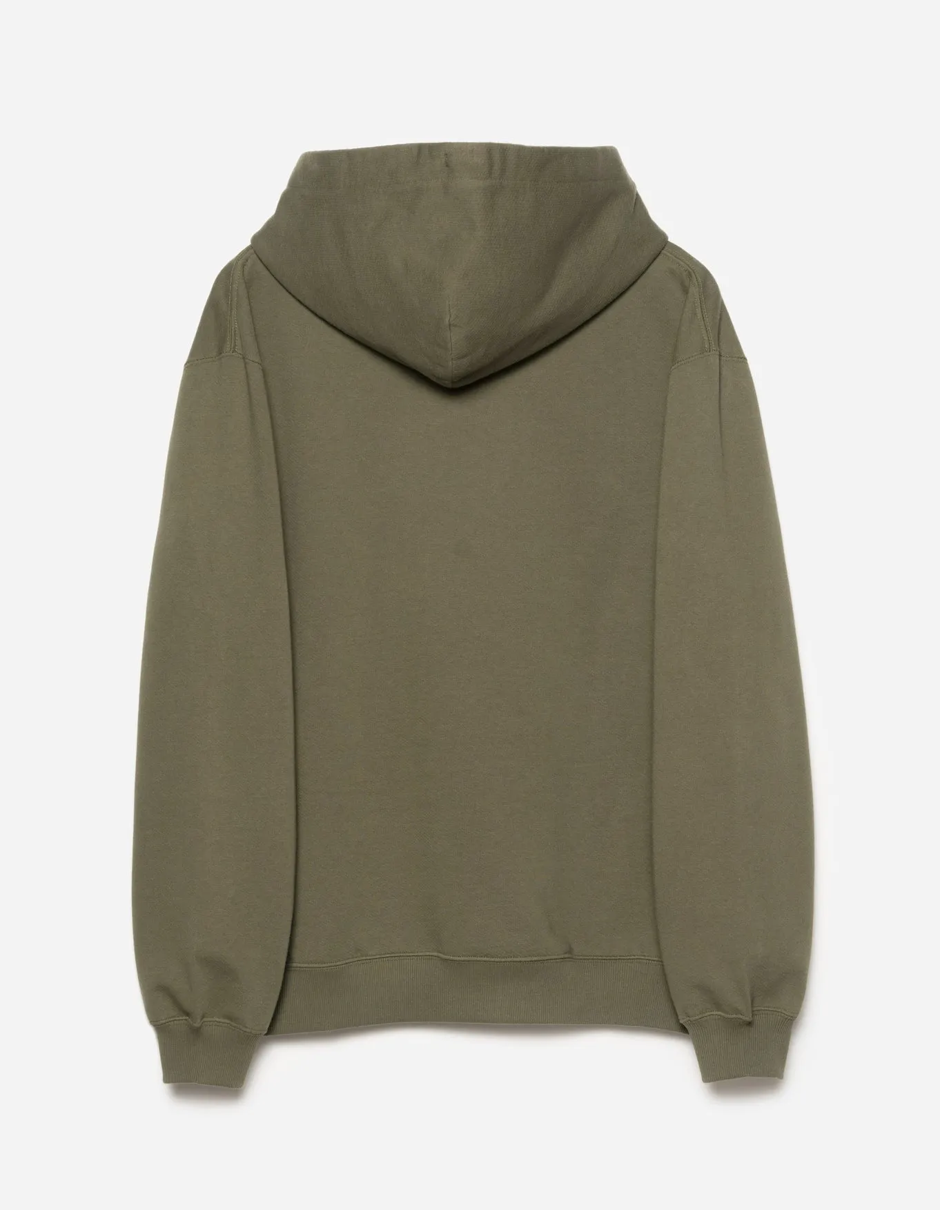 Organic Hooded Sweatshirt Olive