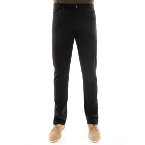 PANTALÓN DE GABARDINA SKINNY NEGRO PARA HOMBRE
