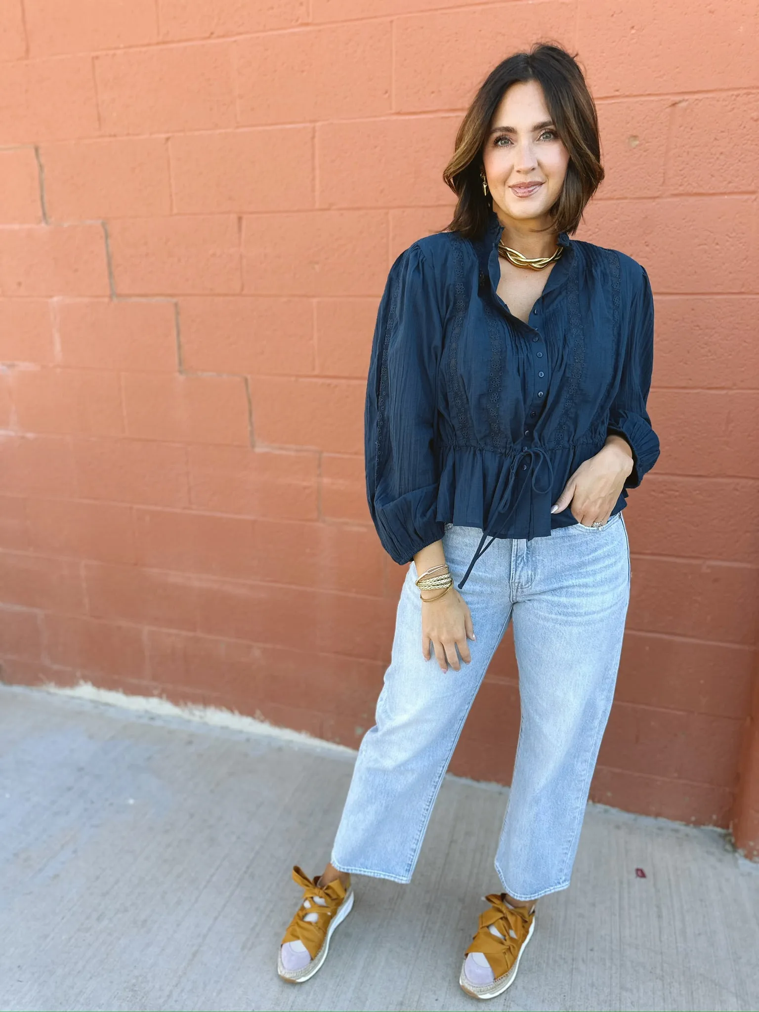 PISTOLA | Lexi Midrise Bowed Straight - Enchanted Vintage