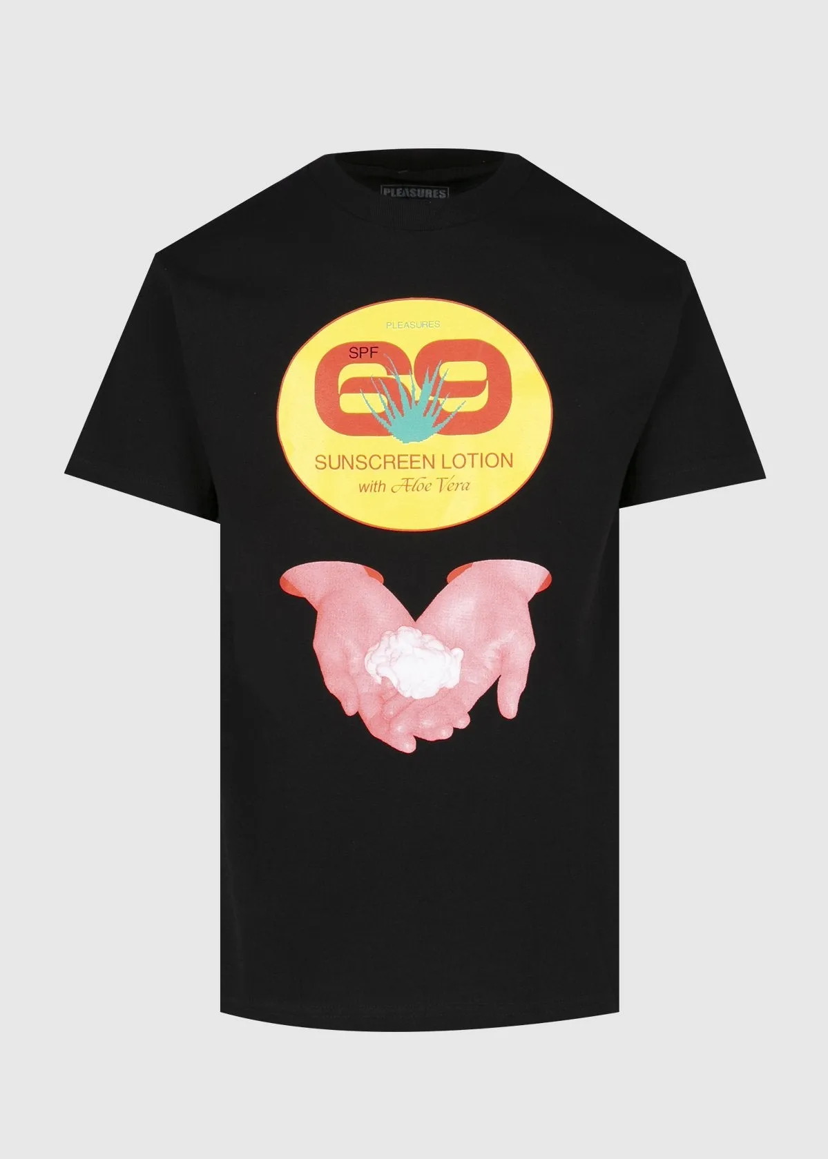 PLEASURES: ALOE VERA TEE [BLACK]