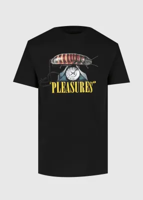 PLEASURES: DIAL TEE [BLACK]