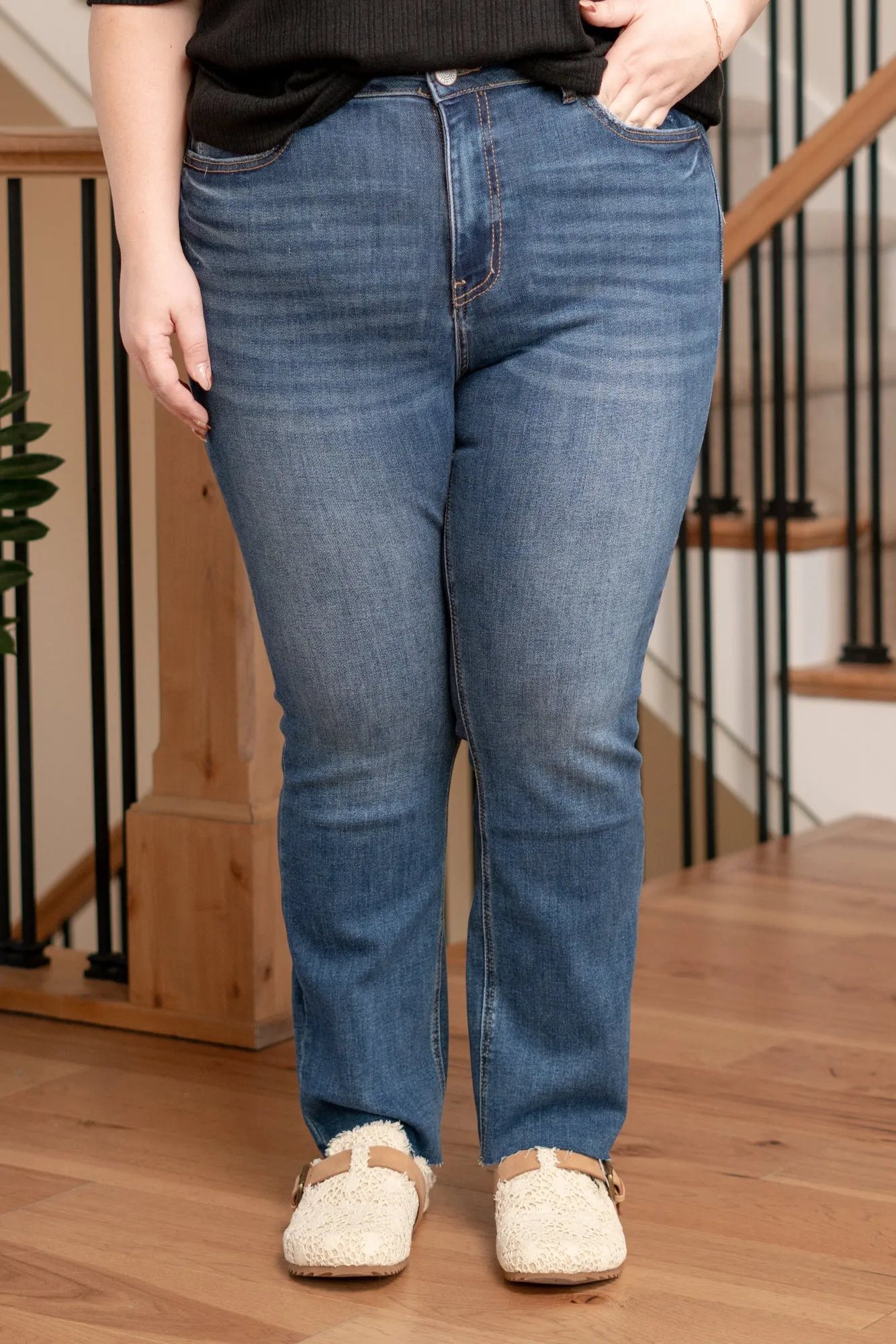 Plus Size Masterfully High Rise Slim Straight