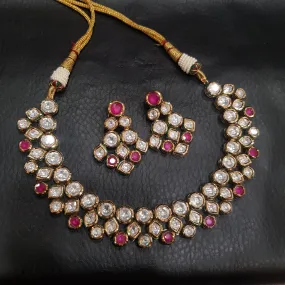 Round Neck Kundan Necklace 4257-68
