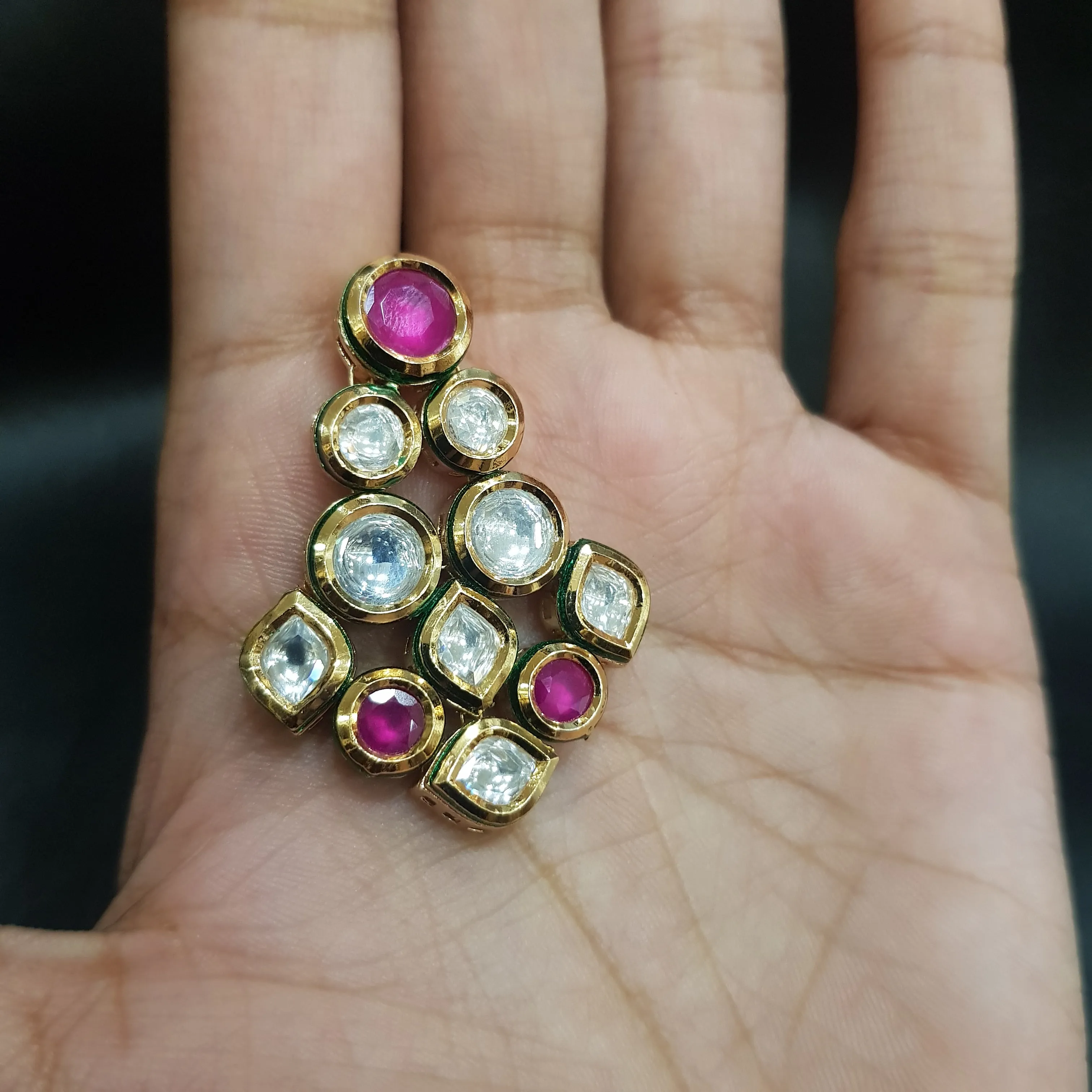 Round Neck Kundan Necklace 4257-68