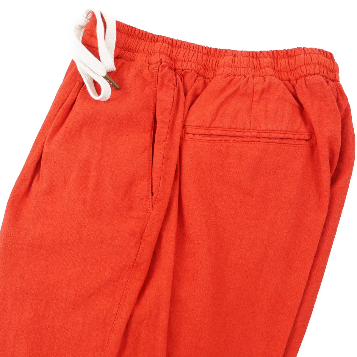 Sartorio Linen Drawstring Jogger Pants