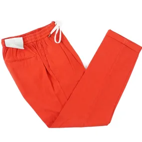 Sartorio Linen Drawstring Jogger Pants