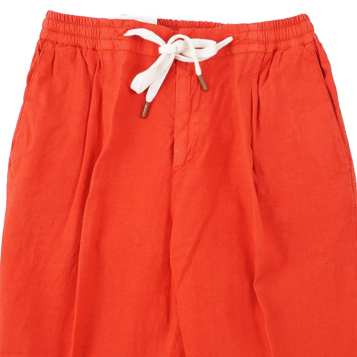 Sartorio Linen Drawstring Jogger Pants