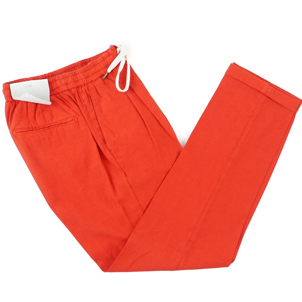 Sartorio Linen Drawstring Jogger Pants