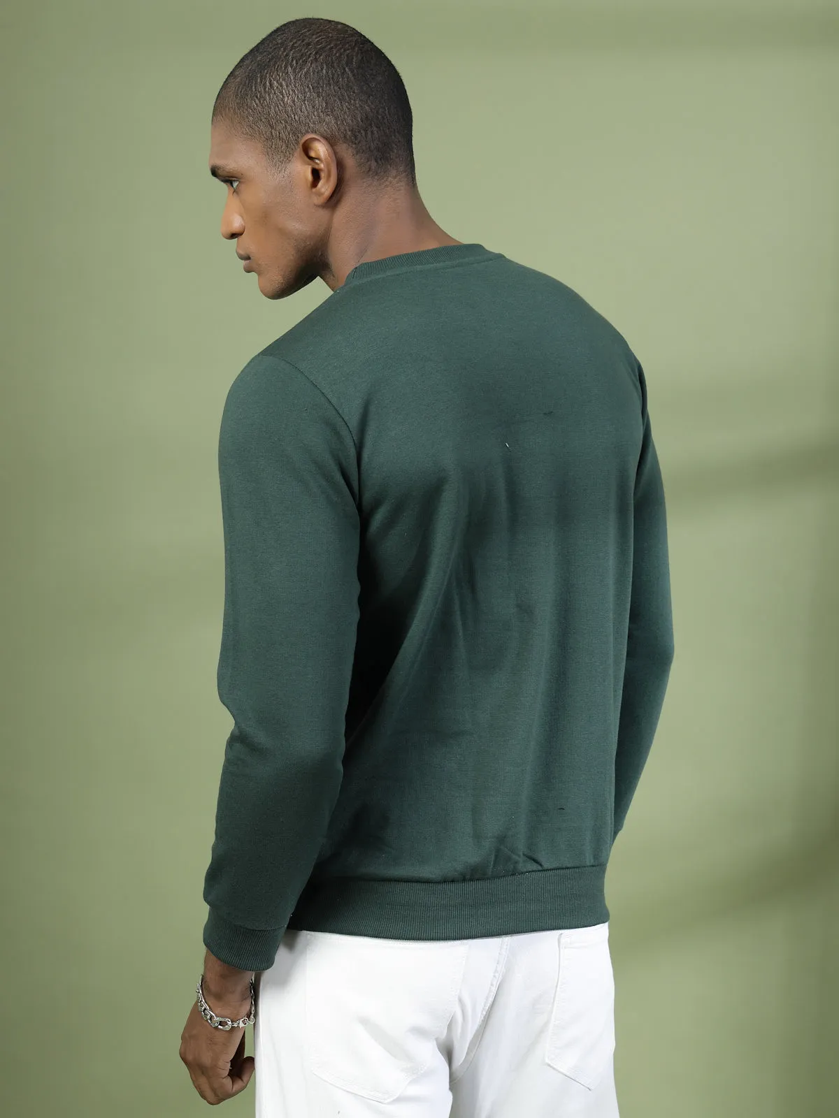Signature Style Regular Fit Full Sleeve Sweatshirt