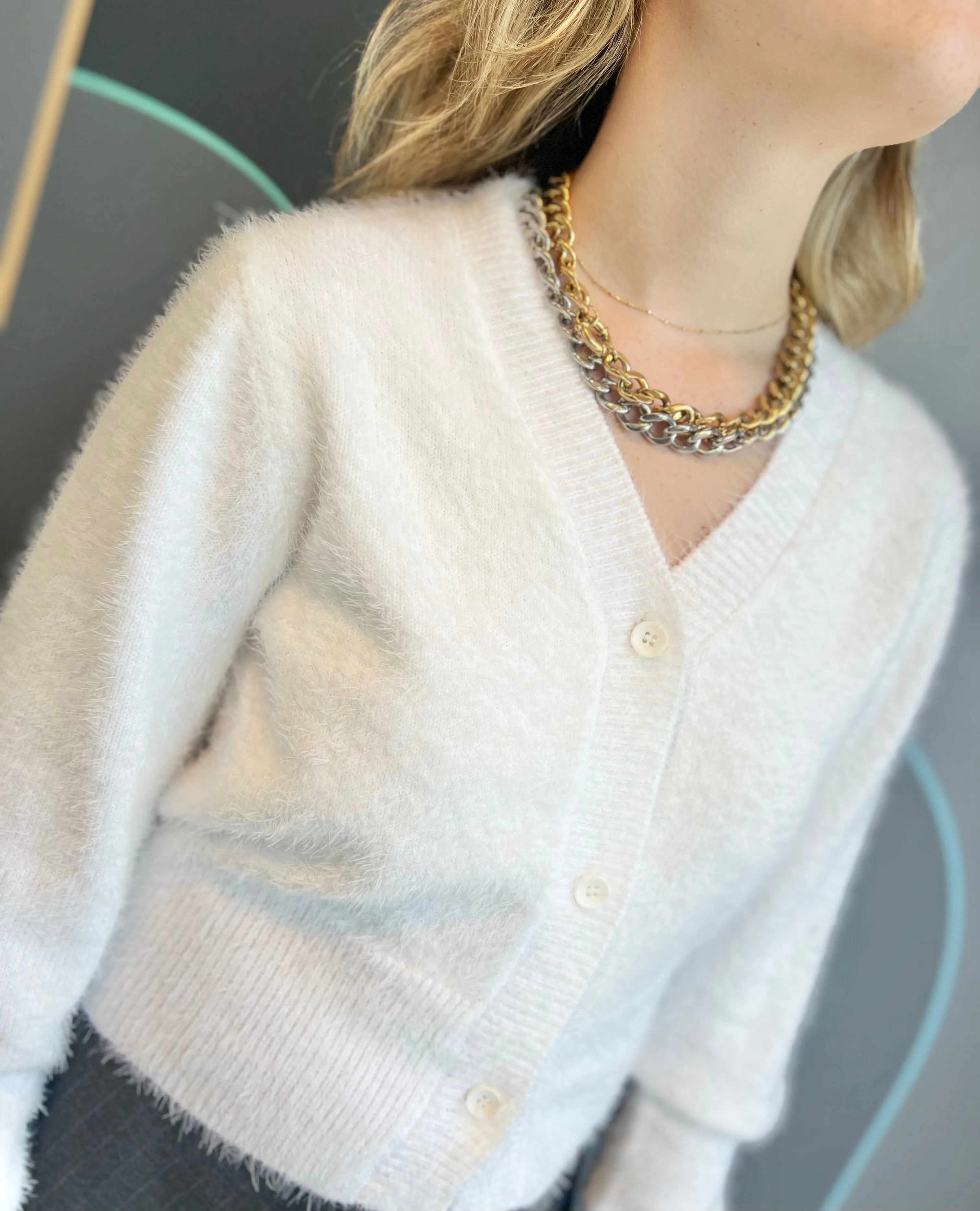 Slim Cardigan Sweater
