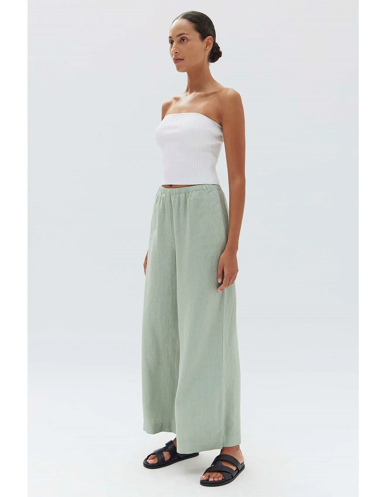 STELLA LINEN PANT | NETTLE