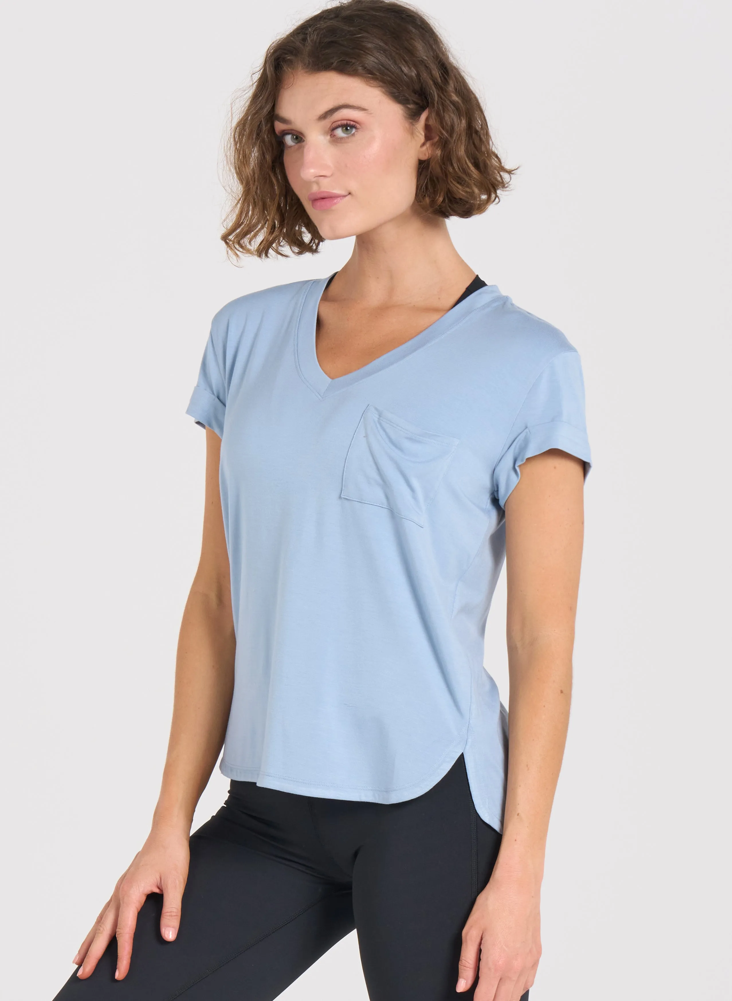 V-Neck Pocket Tee - FINAL SALE