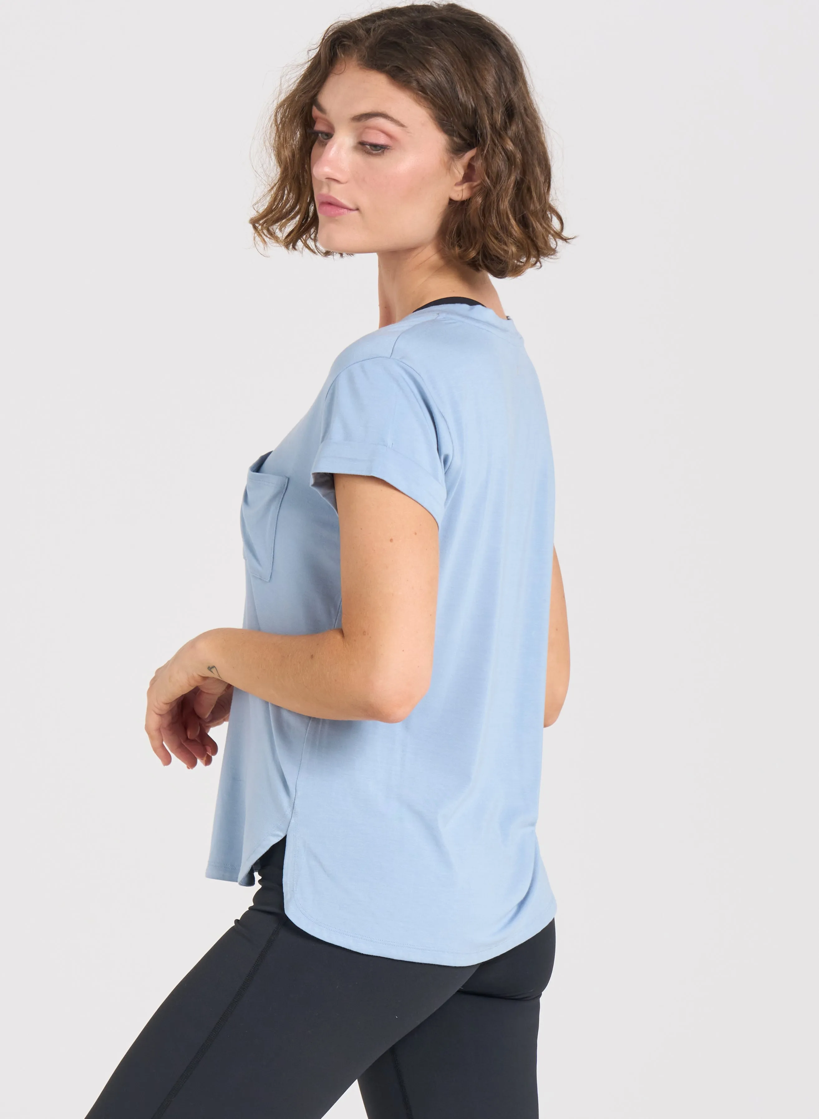 V-Neck Pocket Tee - FINAL SALE