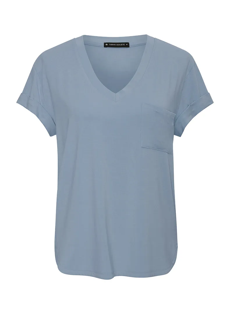 V-Neck Pocket Tee - FINAL SALE
