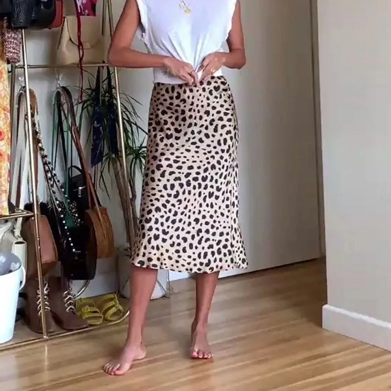 Vevesc Elegant Satin High Waist Mini Skirts Women Chic Office Lady A-line Skirt Fashion Streetwear Summer Casual Silky Skirts Outfits