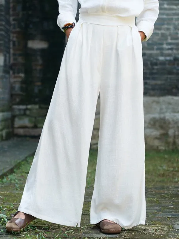 Vintage Casual Yoga Loose Wide Leg Pants