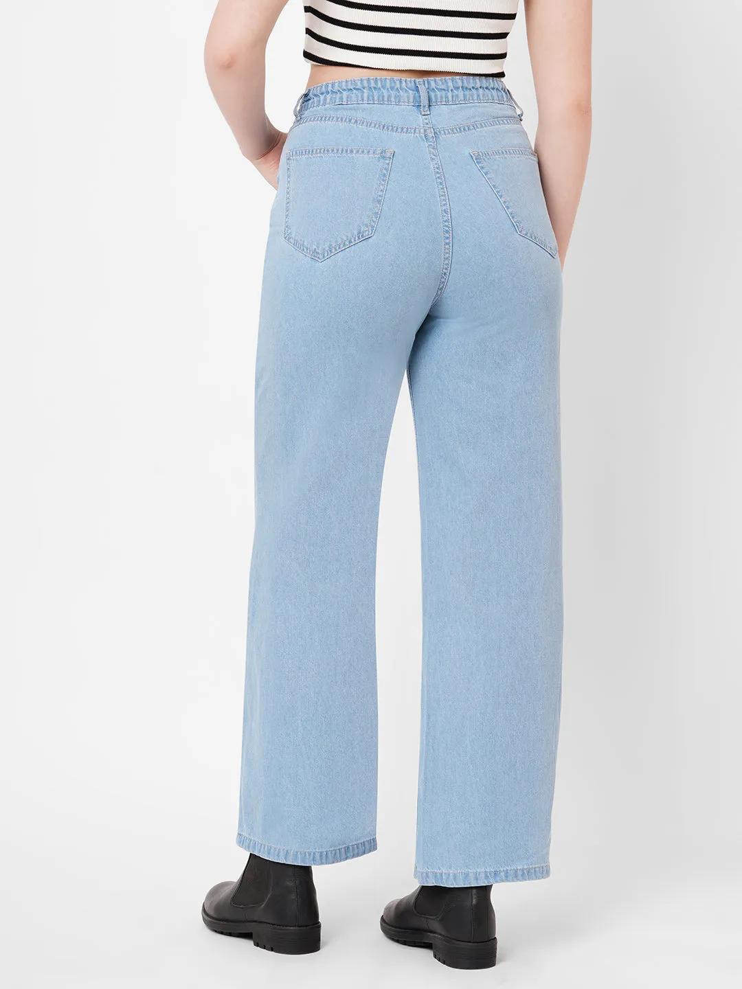 Women High-Rise Wide Leg Jeans