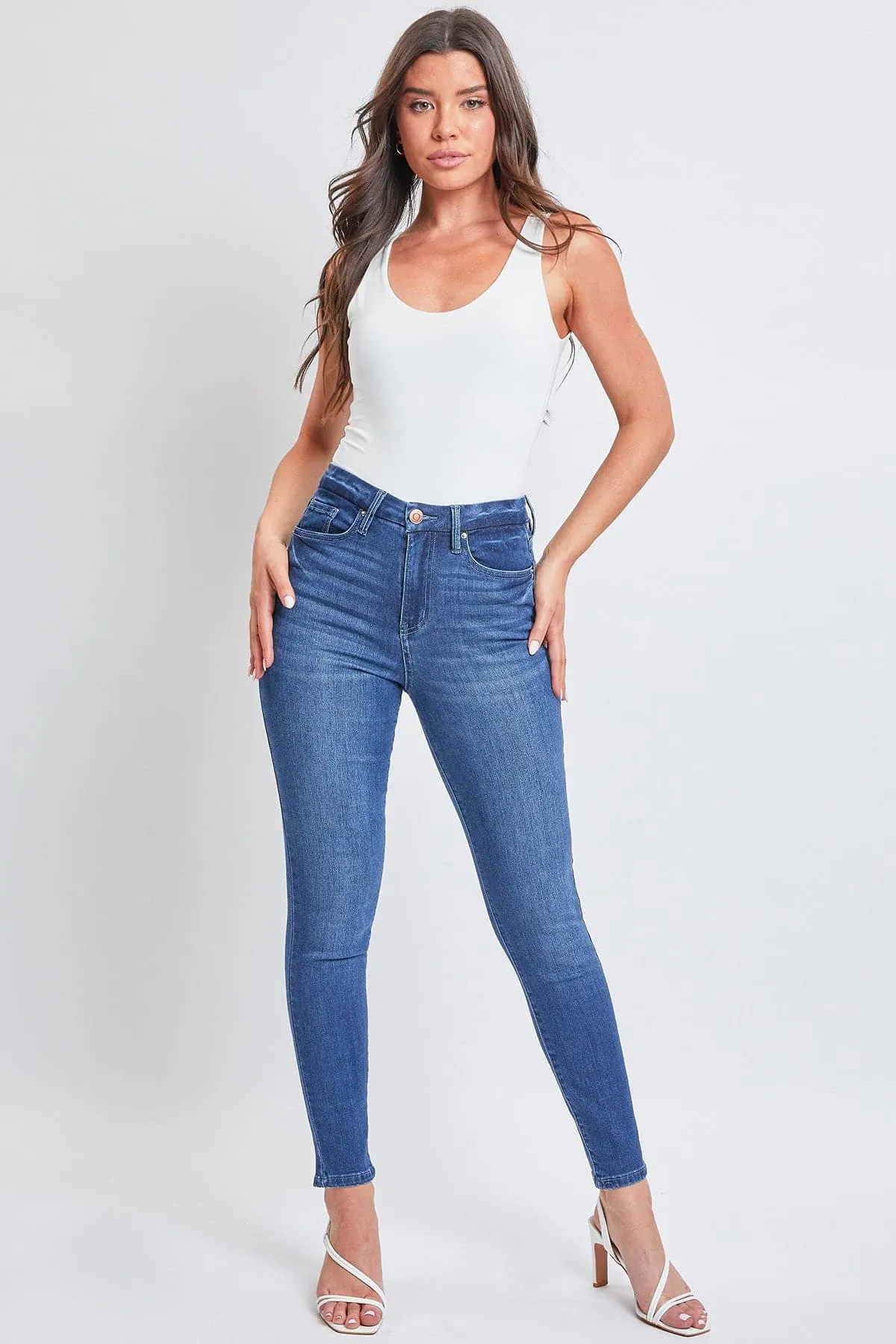 Womens Curvy Fit  Skinny Jeans