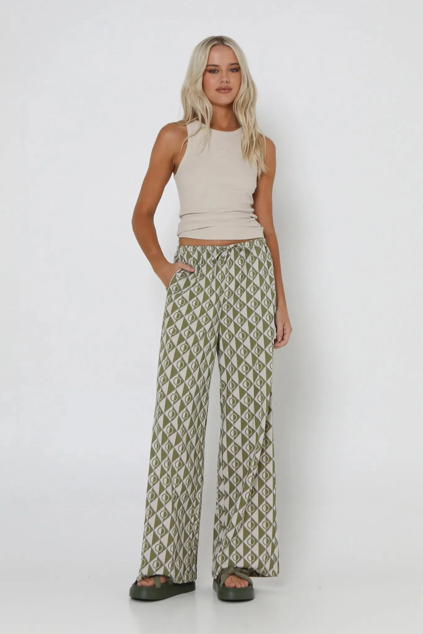 ZENI PANTS | GEO PRINT
