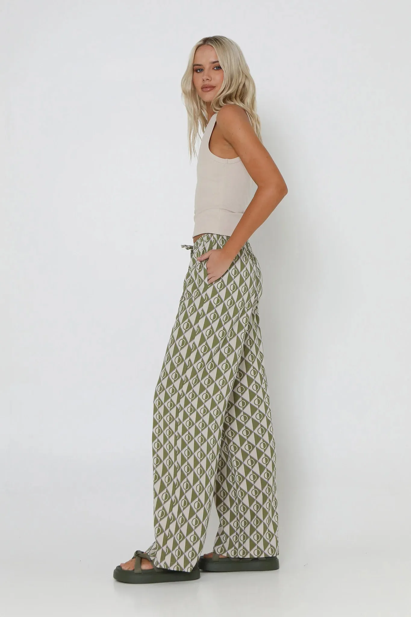 ZENI PANTS | GEO PRINT